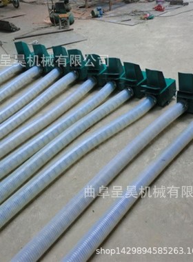 高粱大豆输送设备 车载绞龙玉米抽粮机 吸力大耐磨损软管吸粮机