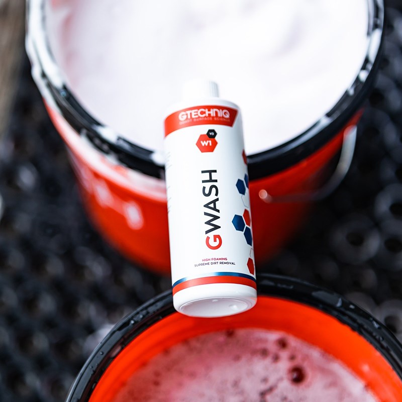 GTECHNIQ浓缩洗车液多泡沫蜡水香波清洁剂去污上光不伤车漆W1