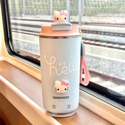 电热水杯2024新款女高颜值大宇旅行便携式烧水杯办公室加热保温杯