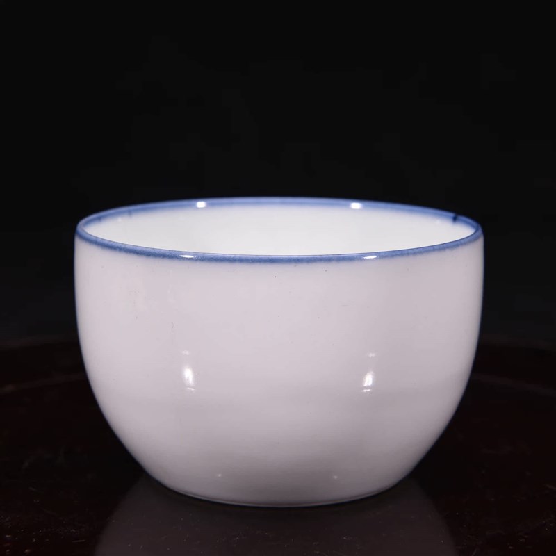 大清乾隆古稀天子之宝朱文印酒杯茶杯