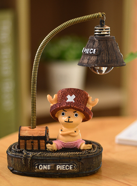 海贼王路飞小夜灯桌面摆件卧室房间装饰品生日礼物男生男孩情人节
