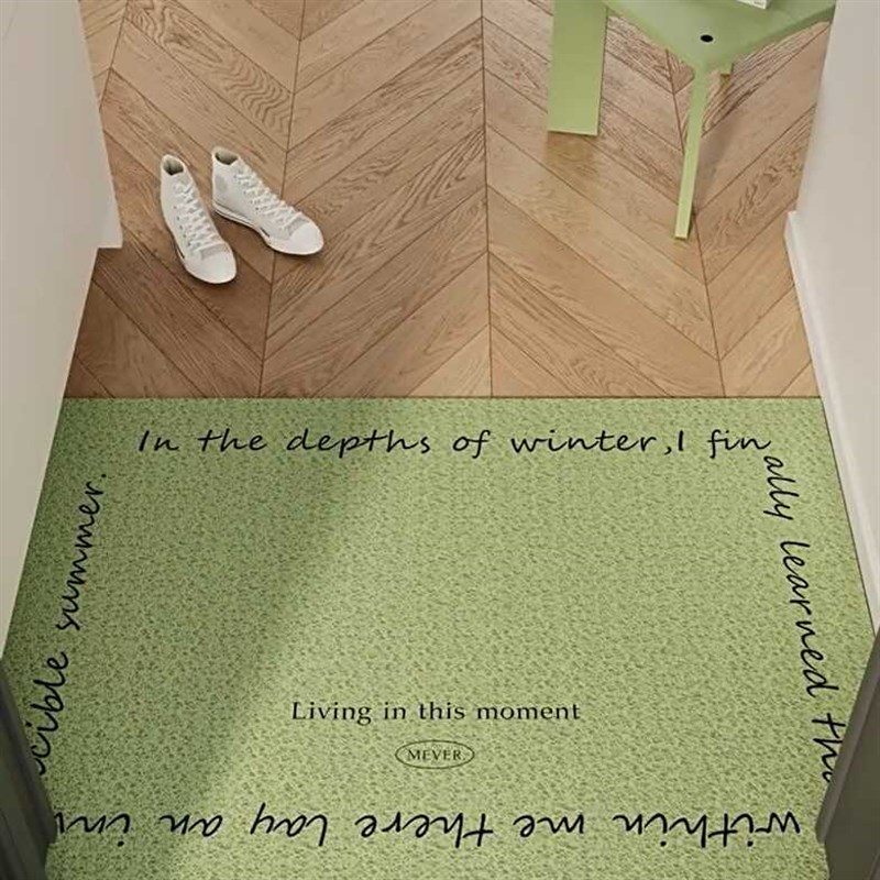 法式美拉德入户门地垫丝圈垫防滑脚垫耐脏可裁剪进门除尘玄关地垫