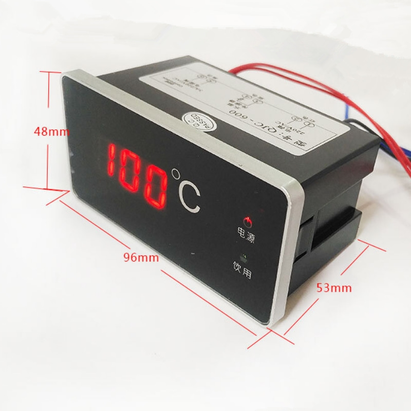 饮水机C--600显示器r校园开水器803D显示表603温控表带探温头