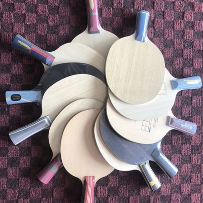 专业定制纯木/碳素乒乓球拍底板5层7层自选材料手柄乒乓球底板DIY