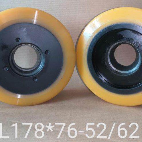 电动叉车轮合力前移式叉车CQD15/16/20平衡轮辅助轮178X76-52/62