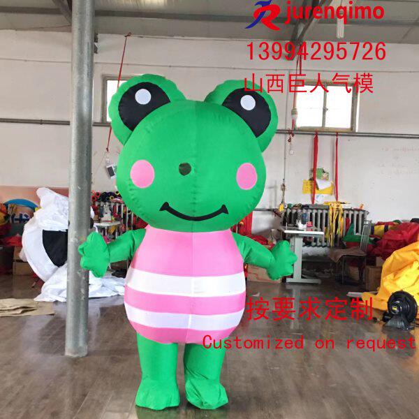 青蛙行走卡通 活动人偶 步行服  可爱小跳蛙 广告宣传装饰道具