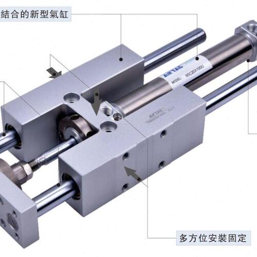 亚德客 TMICL16X25X50X75X100X125X150X200 带导向架直线轴承全新