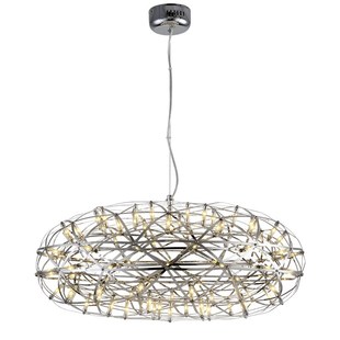 意大利别墅吊灯个性 高档不锈钢椭圆形花火客厅灯吧台展会餐厅吊灯