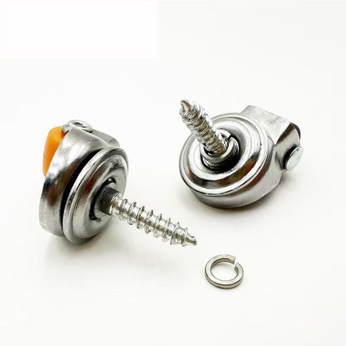 自攻螺丝小滑轮丝杆万向轮0.5寸迷你静音家具脚轮尼龙软橡胶轱辘