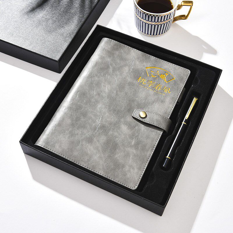 sfeng顺风 商务活页夹子简约办公文具A5加厚会议工作记录本记事本