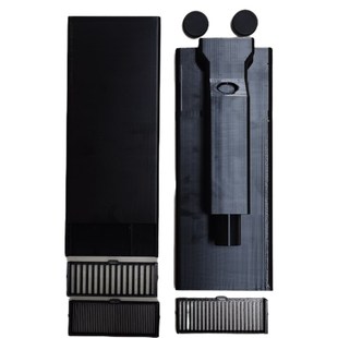 鱼缸免打孔超薄虹吸背包净化水质配件溢流管直角简易清洁新款