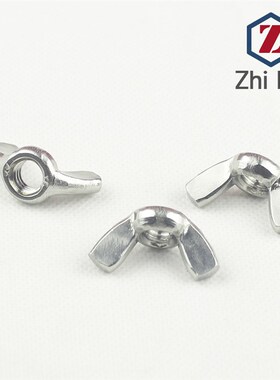 不锈钢201蝶形螺母 冷镦蝶形螺帽 DI314 手拧螺母V M3~M14