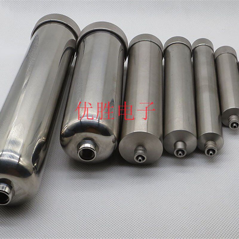 10CC-500CC点胶针筒全不锈钢耐压高温金属筒可加热点胶针筒料筒