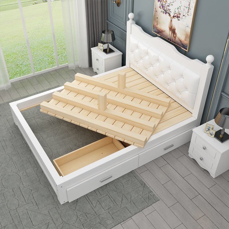 2米长的床1.8*2双人1.2一米八五二宽乘两米1.9单人1.35米1900mm