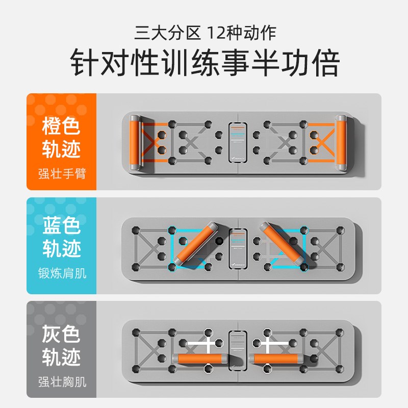 麦瑞克多功能俯卧撑训练板健身器材家用俯卧撑支架胸肌辅助训练器