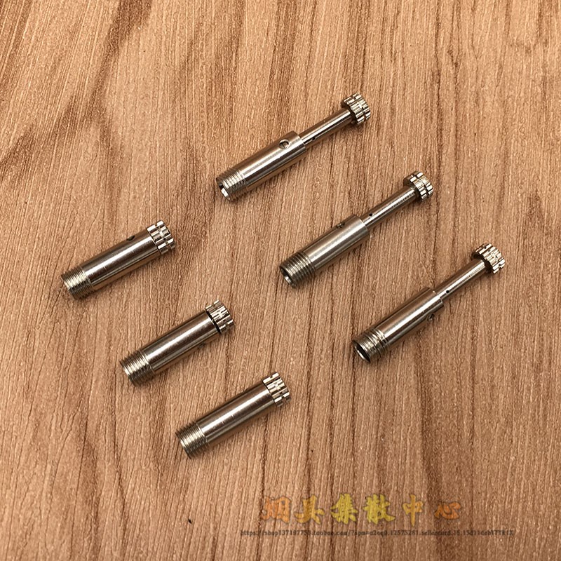 烟嘴金属拉杆过滤器 通用型香菸嘴烟斗过滤可清洗循环型过滤芯5mm