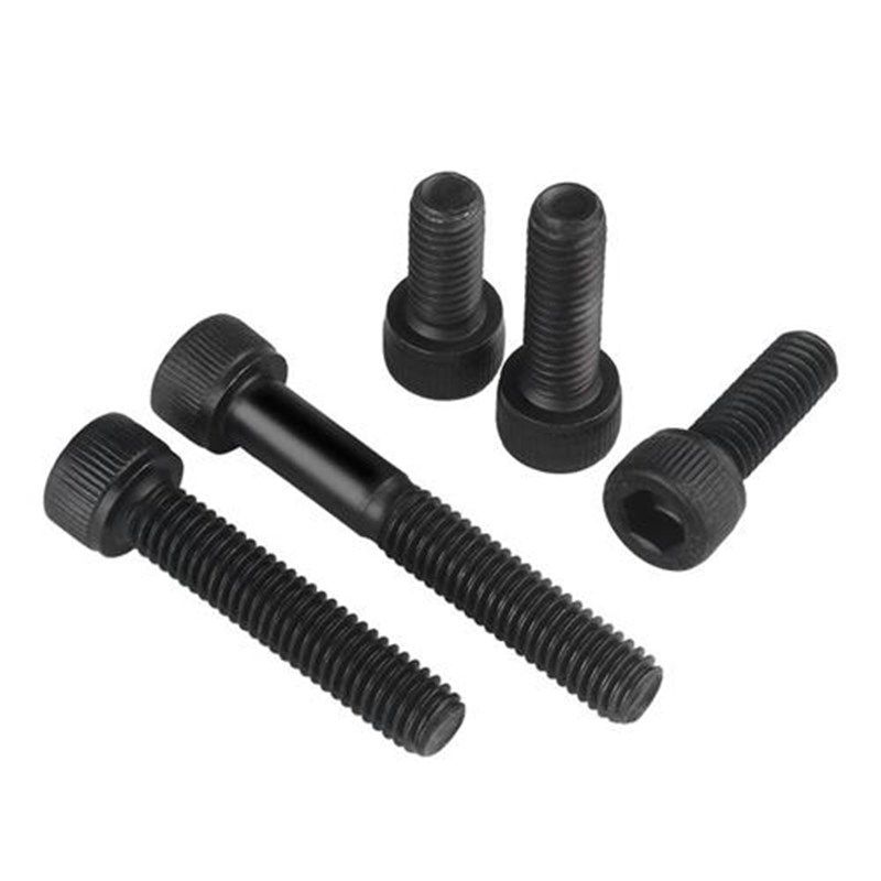 M14-1.5细牙12.9级高强度黑色幼牙圆柱头内六角螺丝钉杯头螺栓