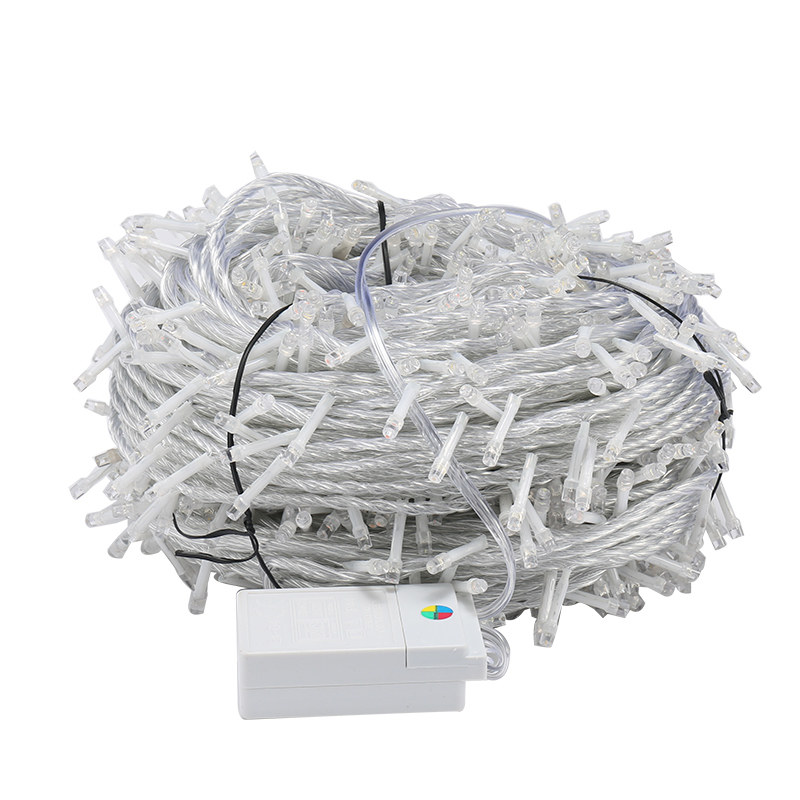 低压24V灯串led彩灯闪灯串灯满天星商场绕树亮化星星灯节日装饰灯