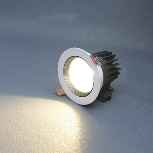 90MM开孔射灯led嵌入式家用 12W筒灯开孔8.5公分客厅吊顶孔灯洞灯