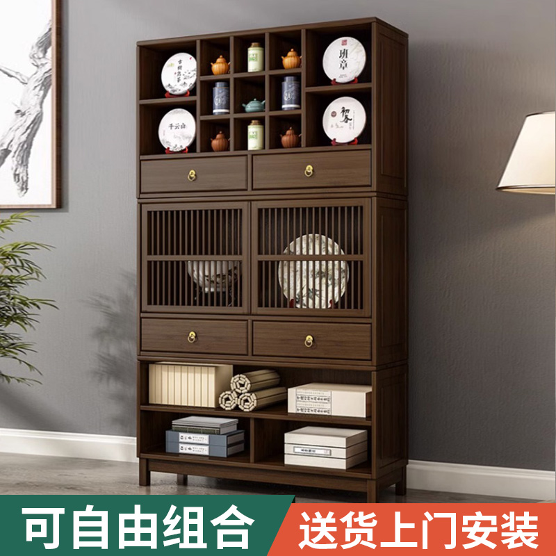 茶水柜客厅靠墙立柜储物柜家用餐边柜茶柜置物架茶具茶叶收纳柜子