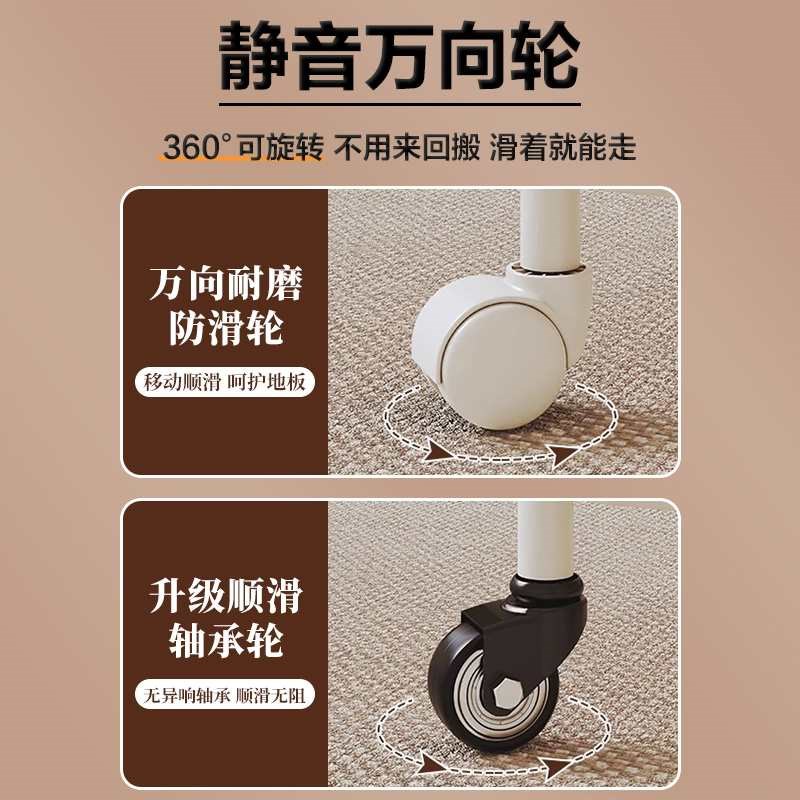 万向轮小凳子软座滑轮矮凳带娃儿童靠背椅子圆凳家用美缝修脚新品