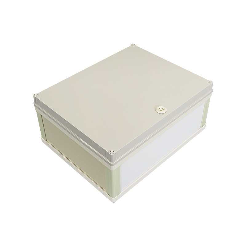 PVC电源箱定做带锁合页防水配电箱 户外大塑料接线端子开关控制箱