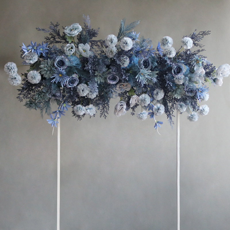 新款婚庆红色秋色蓝色长条挂花花点婚礼花艺盆花森系绢花背景装饰,节庆用品/礼品,婚庆绢花,淘宝优惠券,粉丝福利购,淘宝优惠卷