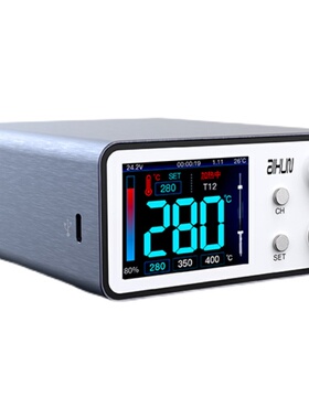 艾讯T3A智能焊台3秒升温精密T245\T12\936电烙铁200W休眠低压保护