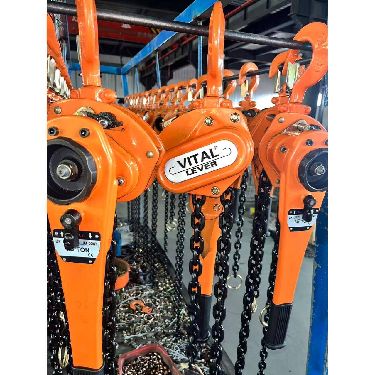 跨境河北工厂直供VL链条式手扳葫芦杠杆式链条滑轮1T2T.2T*M6米