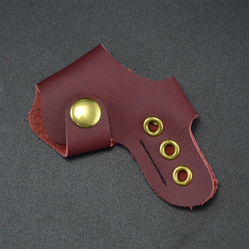 机车改装排档f套牛皮鞋子保护变档套幼狮500/250/502vc皮质把套