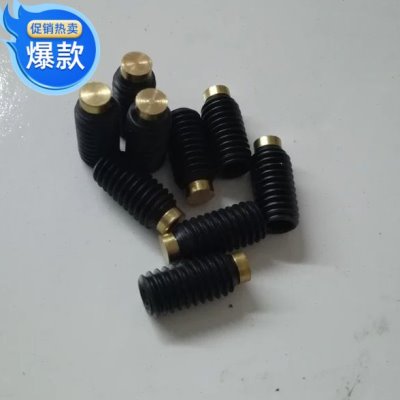 1000包邮粒加硬黑色英美制632铜头螺丝钉顶部装镶嵌铜垫片头机米