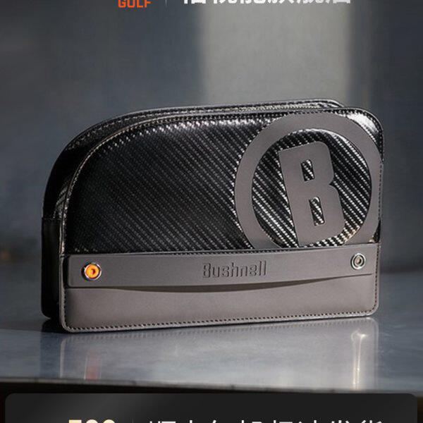 Bushnell倍视能高尔夫高级手包多功能收纳包2022新款黑色