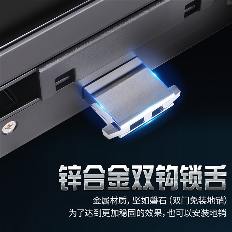 慧锁3D人脸指纹玻璃门锁办公室单双开密码刷卡智能电子Z磁卡感应