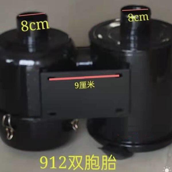 F5/6L 912A连体式过滤器80毫米口径空气滤芯拖拉机农机配件加装