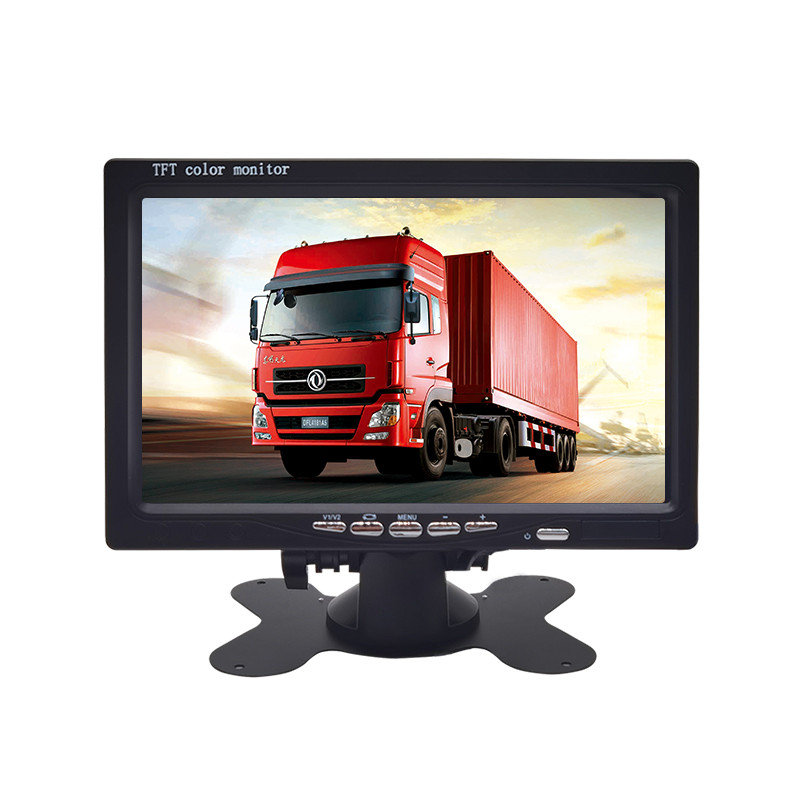 高清7寸车载显示器12V大货车校车客车倒车影像24QV监控液晶屏幕VG
