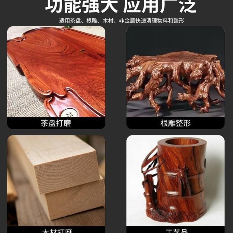 木头打磨抛d光工具角磨机打磨实刺茶盘菜板木工打磨片打磨抛光神