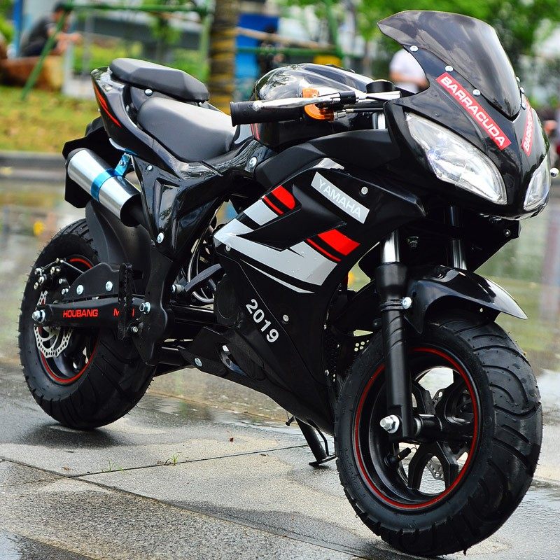 二四冲程中号儿i童小型迷你小赛跑车小摩托机车49cc50燃汽油