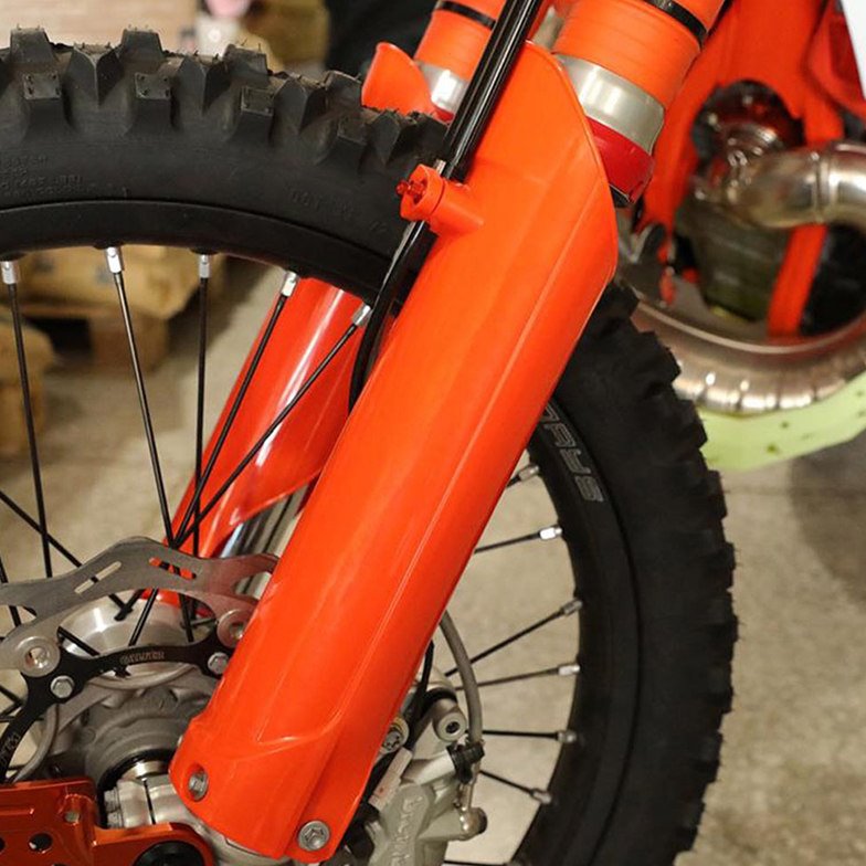 适用KTM EXC/125/150/250/300前减震改装件保护件塑料减震保护套
