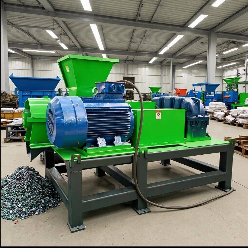 家用小型撕碎机装饰包装袋薄膜地膜粉碎设备纺织物吨包螺旋撕碎机