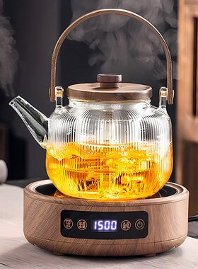 电陶炉煮茶家用煮茶器2024新款小型电磁炉烧水壶煮茶炉泡茶电热炉