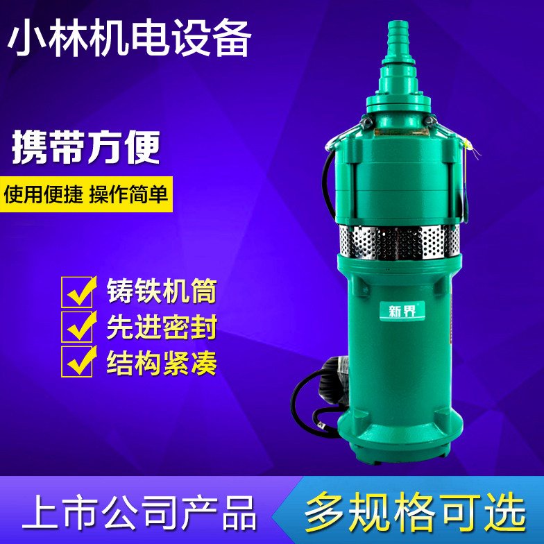 新界干式抽水泵220V380V农田灌溉家用潜水泵井用取水高扬程离心泵