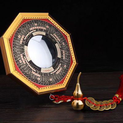 八卦镜凸镜大门口八卦镜凹镜家用八卦镜子挂大门阳台窗户门口挂件