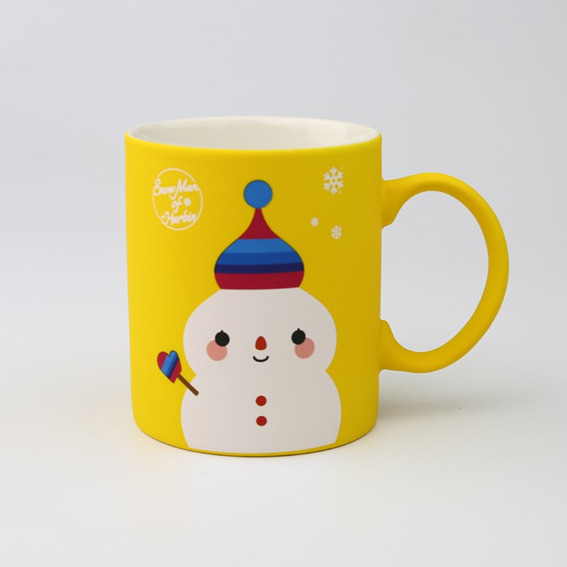 文化创意杯子 星空雪人马克咖啡cup哈尔滨礼物中央大街果戈里书店