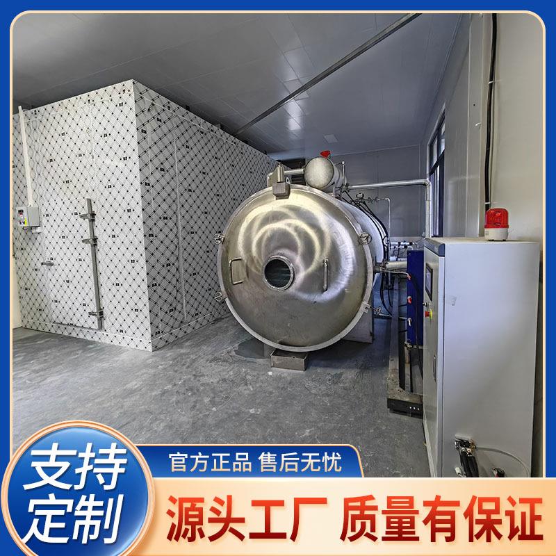 羊肚菌松茸海鲜果蔬低温干燥设备火龙果红枣全自动真空冷冻干燥机