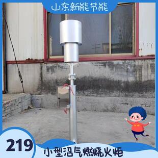 内燃式沼气火炬高度设计200立方沼气火炬直径大小安装原理图纸