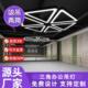 LED三角形吊灯健身房网咖创意造型灯商场办公室工业风三角led吊灯