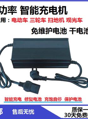 零售电动叉车充电机48V8A10A12A15A18A20AH智能充电器