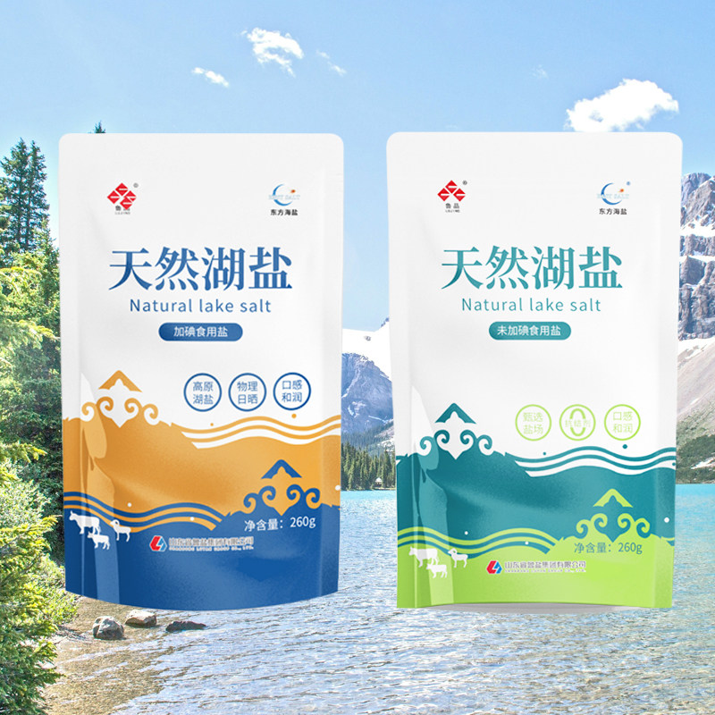 鲁晶食用盐一级天然湖盐0抗结剂图片