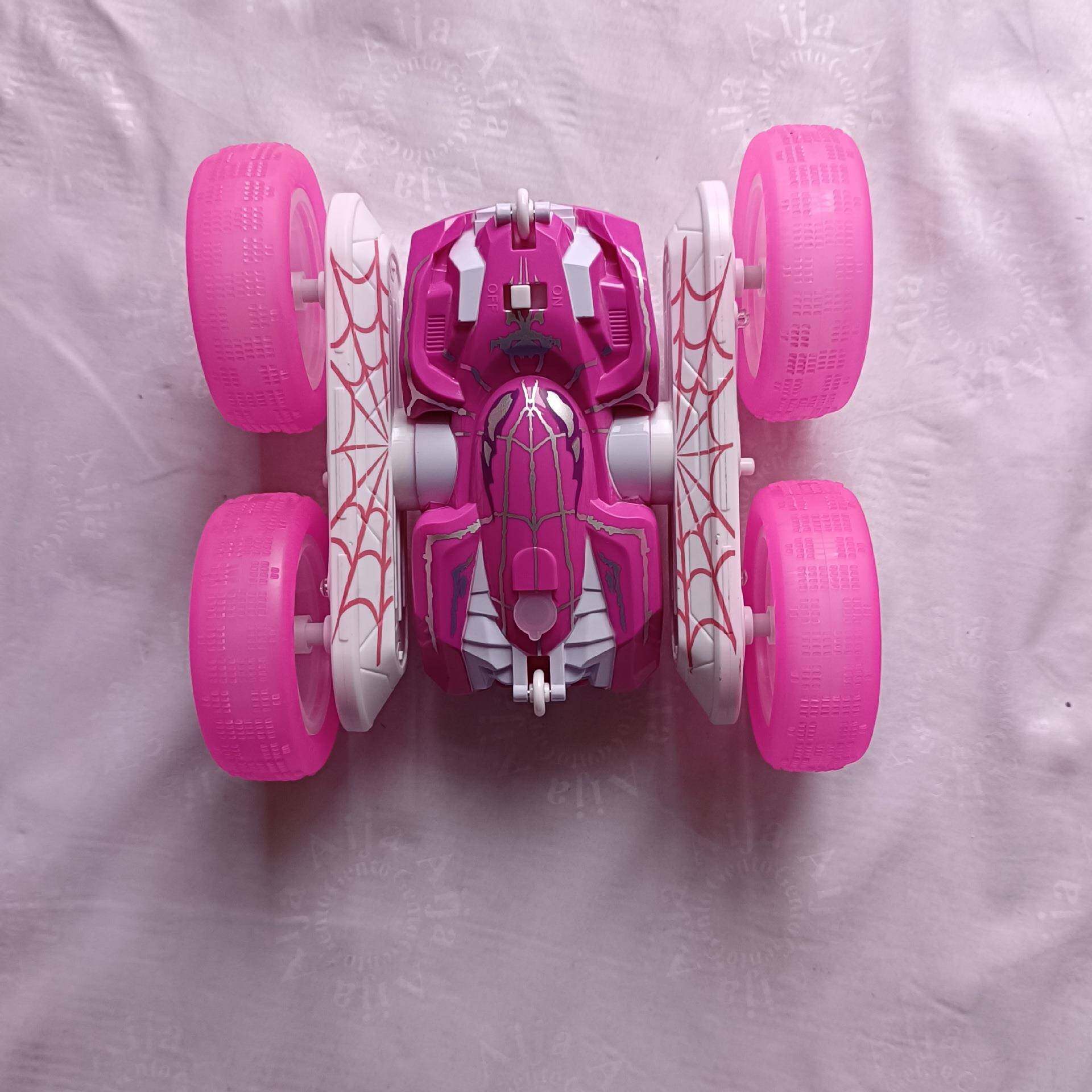 灯光摆臂特技车变形遥控车双面翻滚车四驱越野攀爬车儿童电动