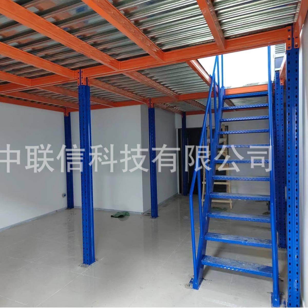 小区地下室隔层货架储藏室二层平台货架搭建仓库车库阁楼平台货架